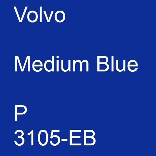 Volvo, Medium Blue, P 3105-EB.